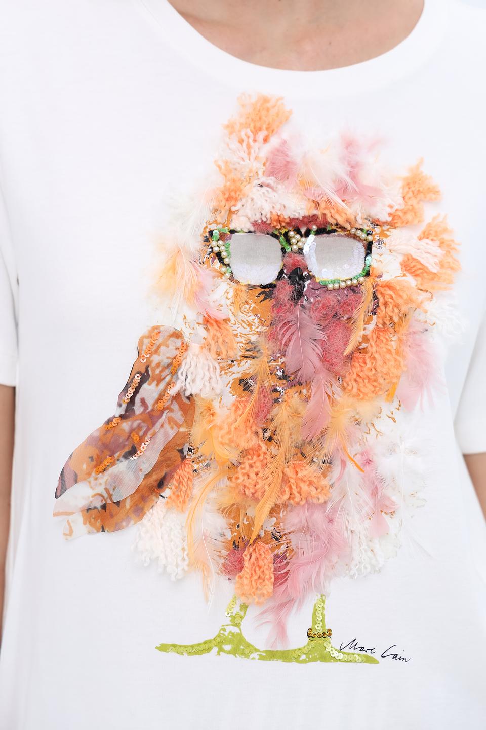 Футболка Marc Cain с принтом сова