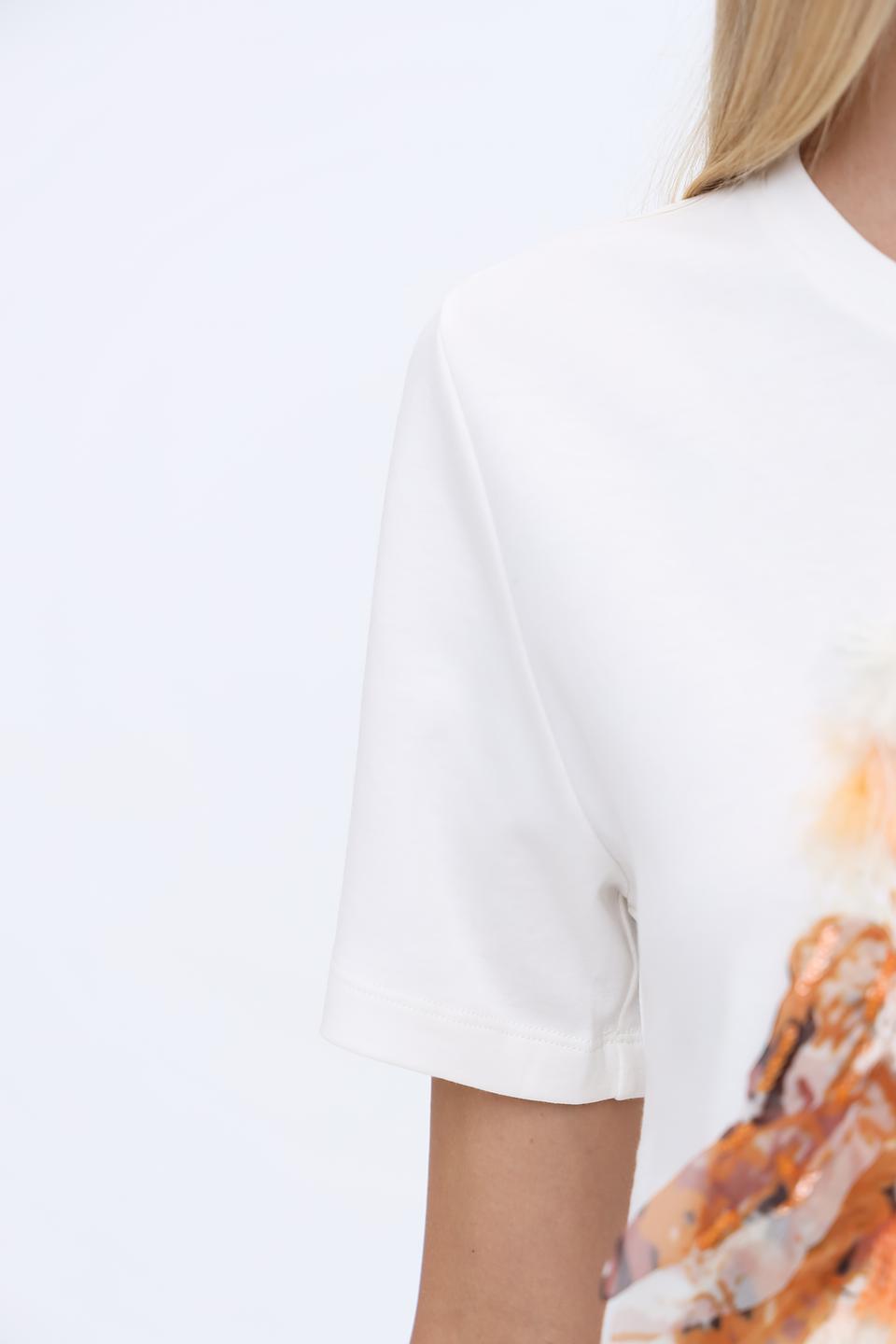 Футболка Marc Cain с принтом сова