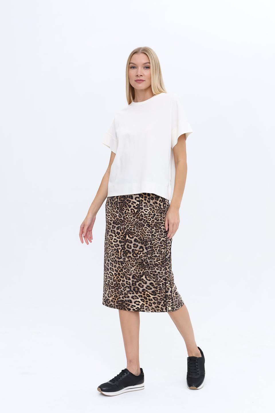 Юбка Marc Cain леопардовый принт