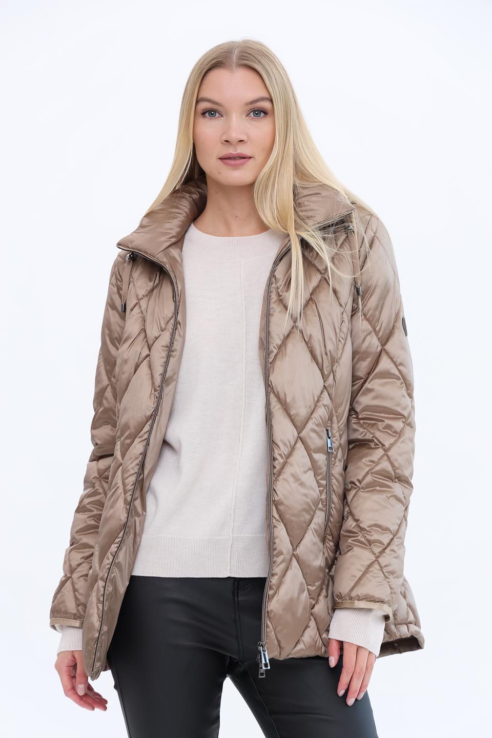 Куртка Lebek стеганая бежевая