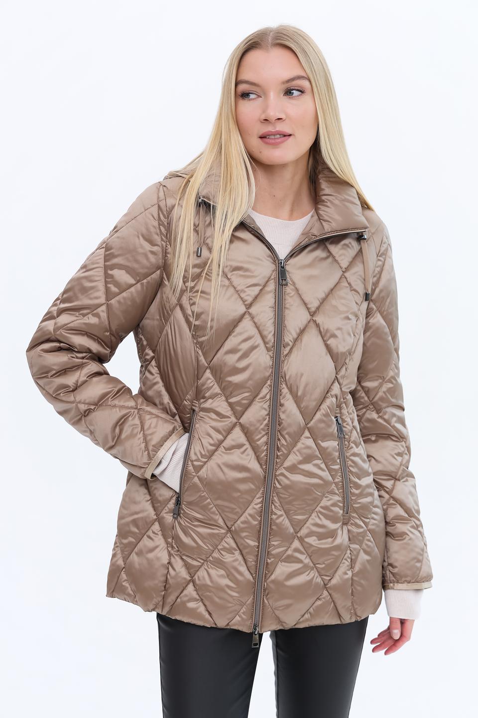 Куртка Lebek стеганая бежевая