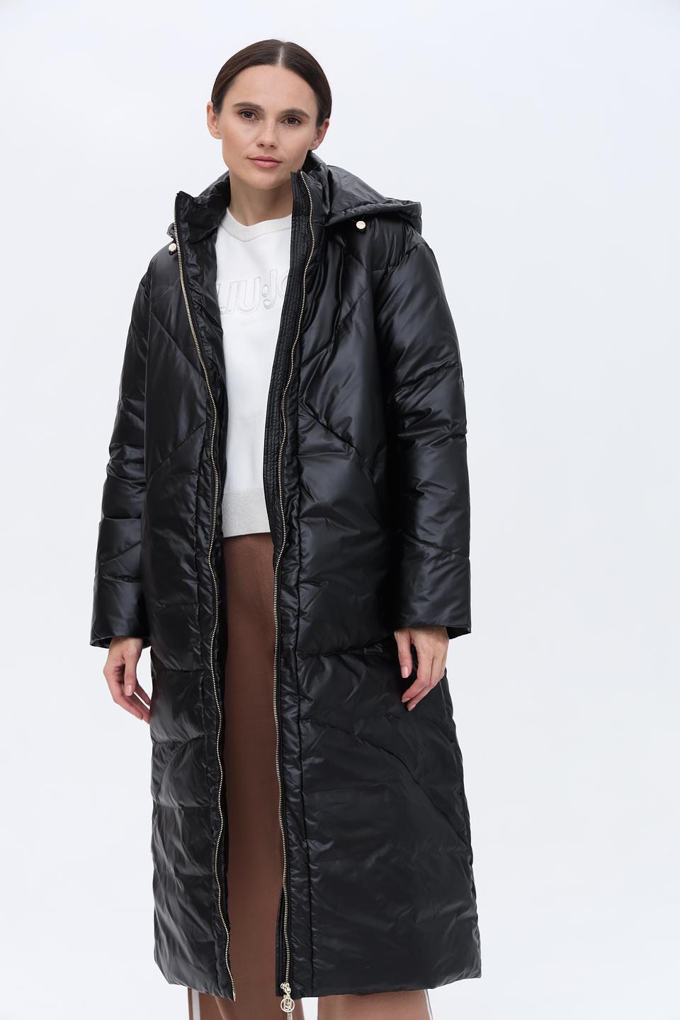 Пальто Liu-Jo стеганое чёрное