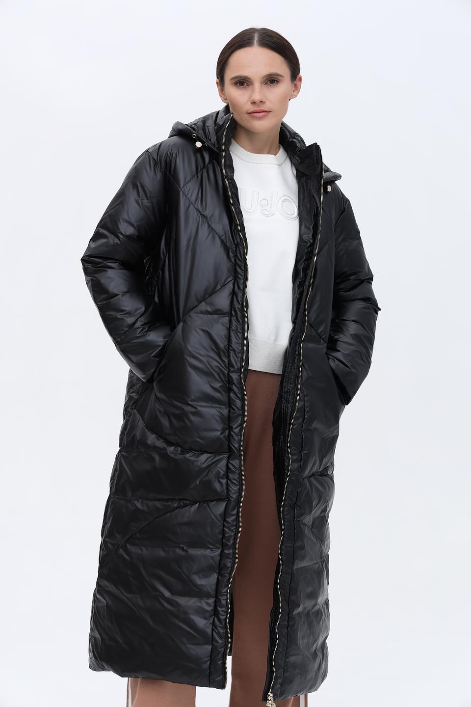 Пальто Liu-Jo стеганое чёрное