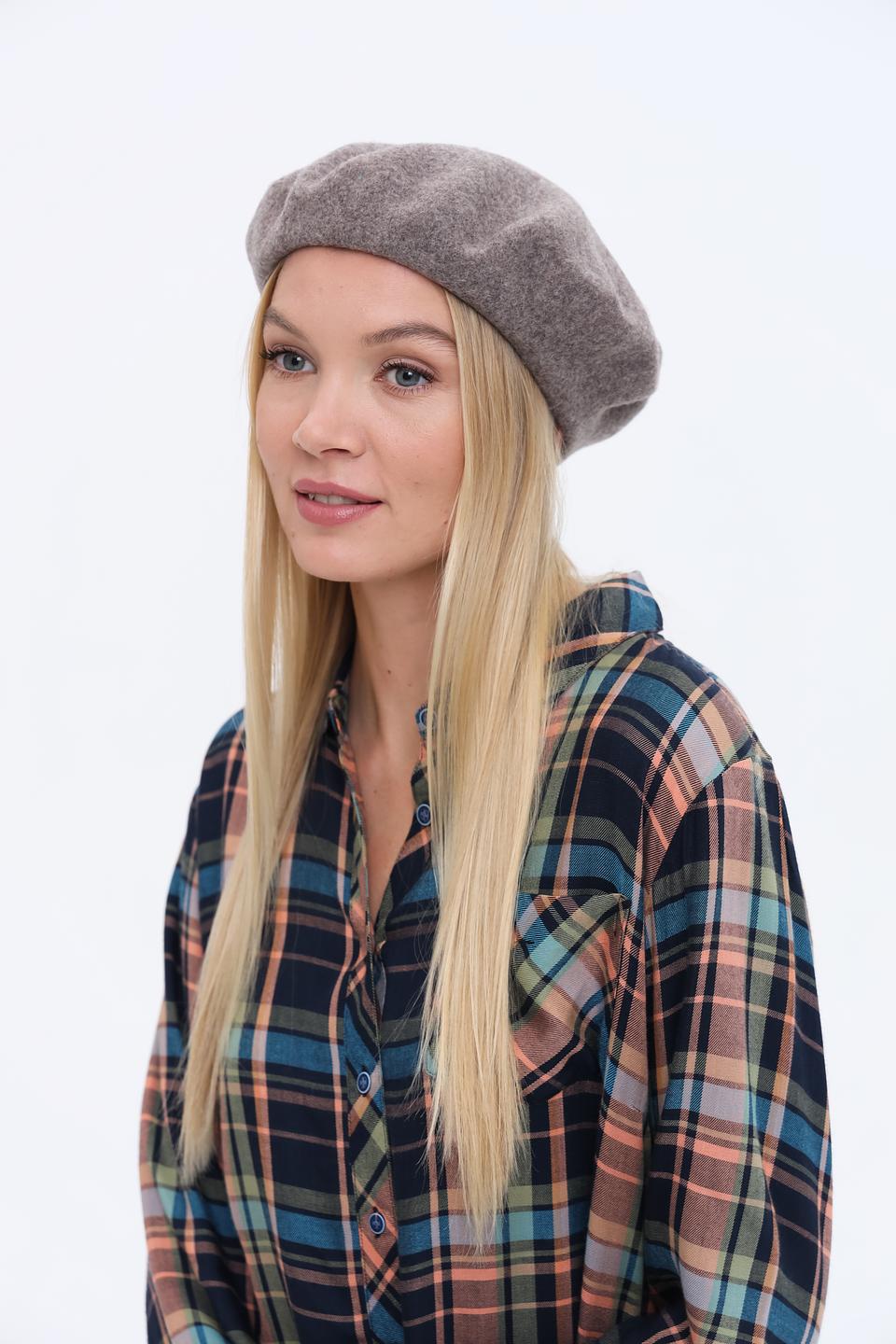 Берет Seeberger серый