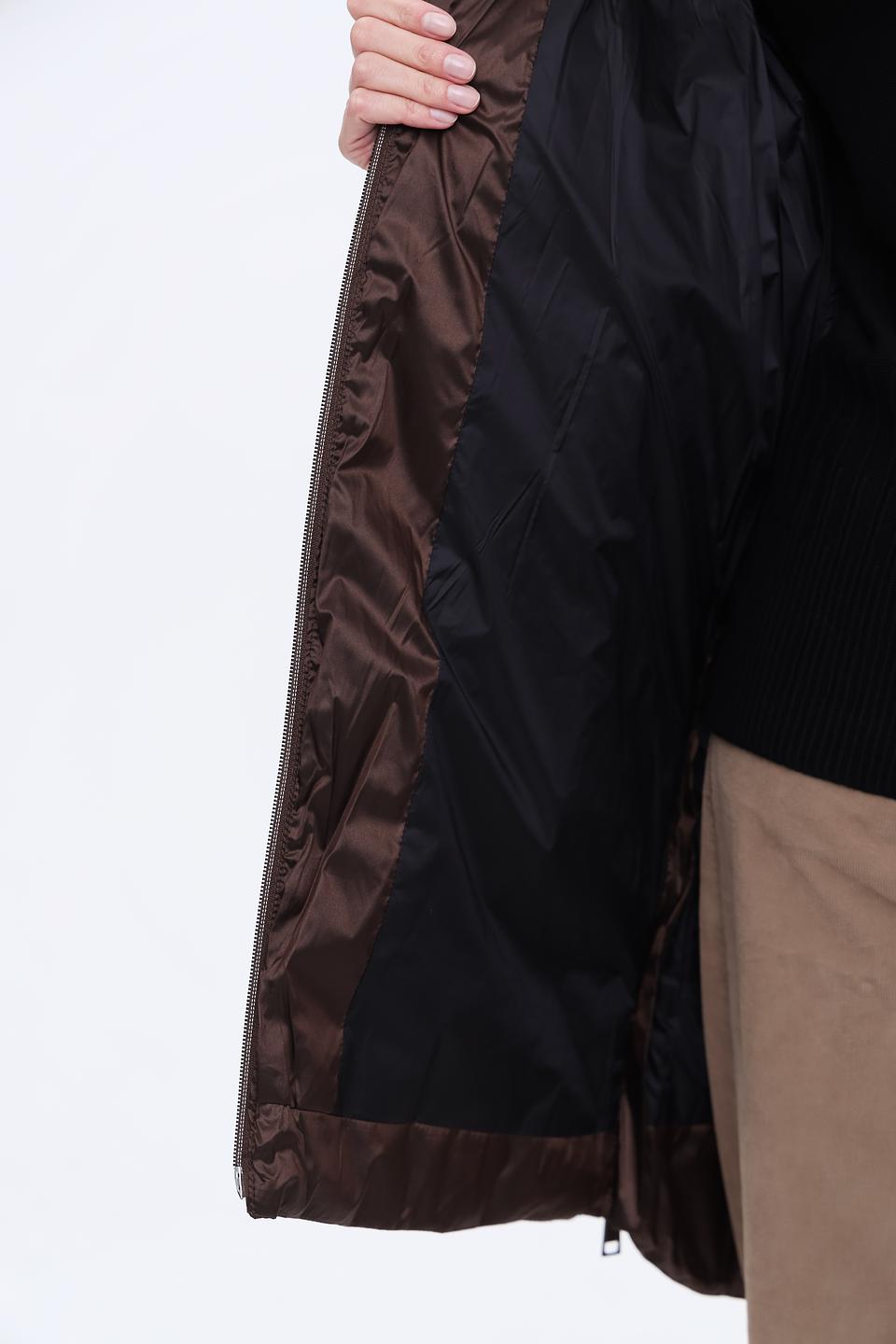 Куртка Lebek стеганая коричневая