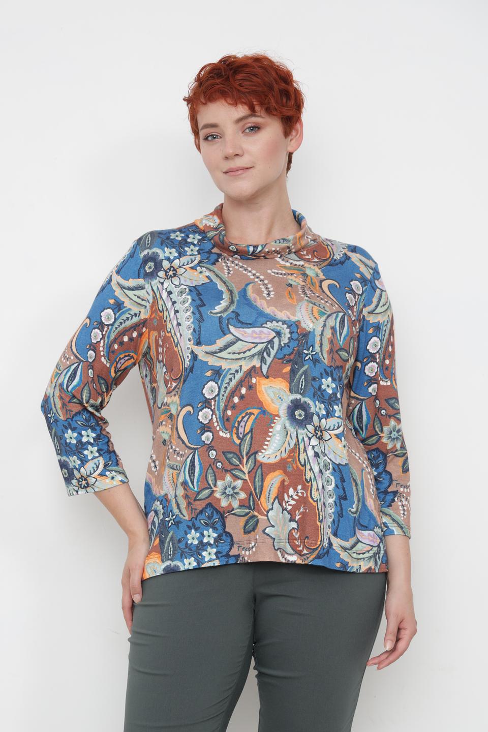 Блуза Erfo с цветочным принтом