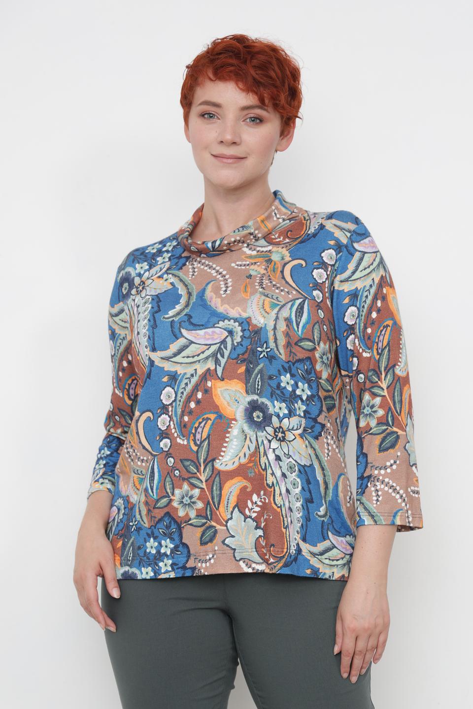 Блуза Erfo с цветочным принтом