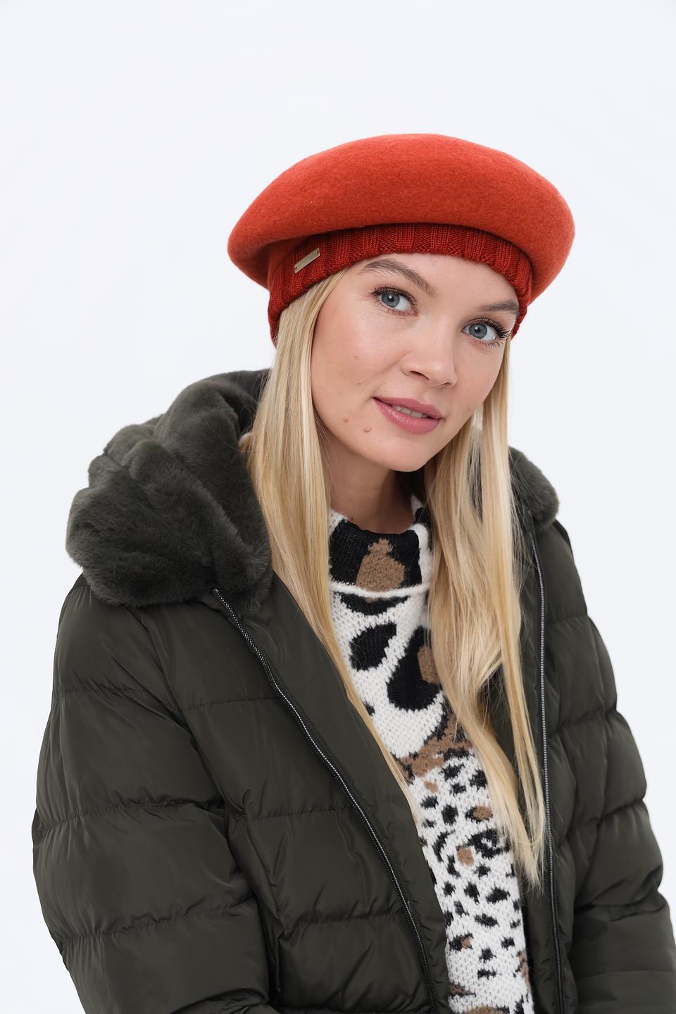 Берет Seeberger рыжий