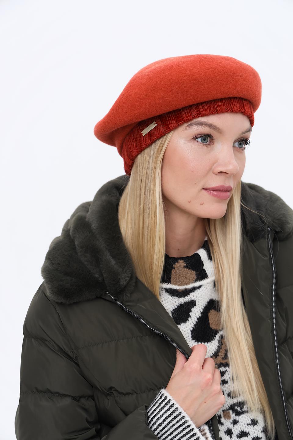 Берет Seeberger рыжий