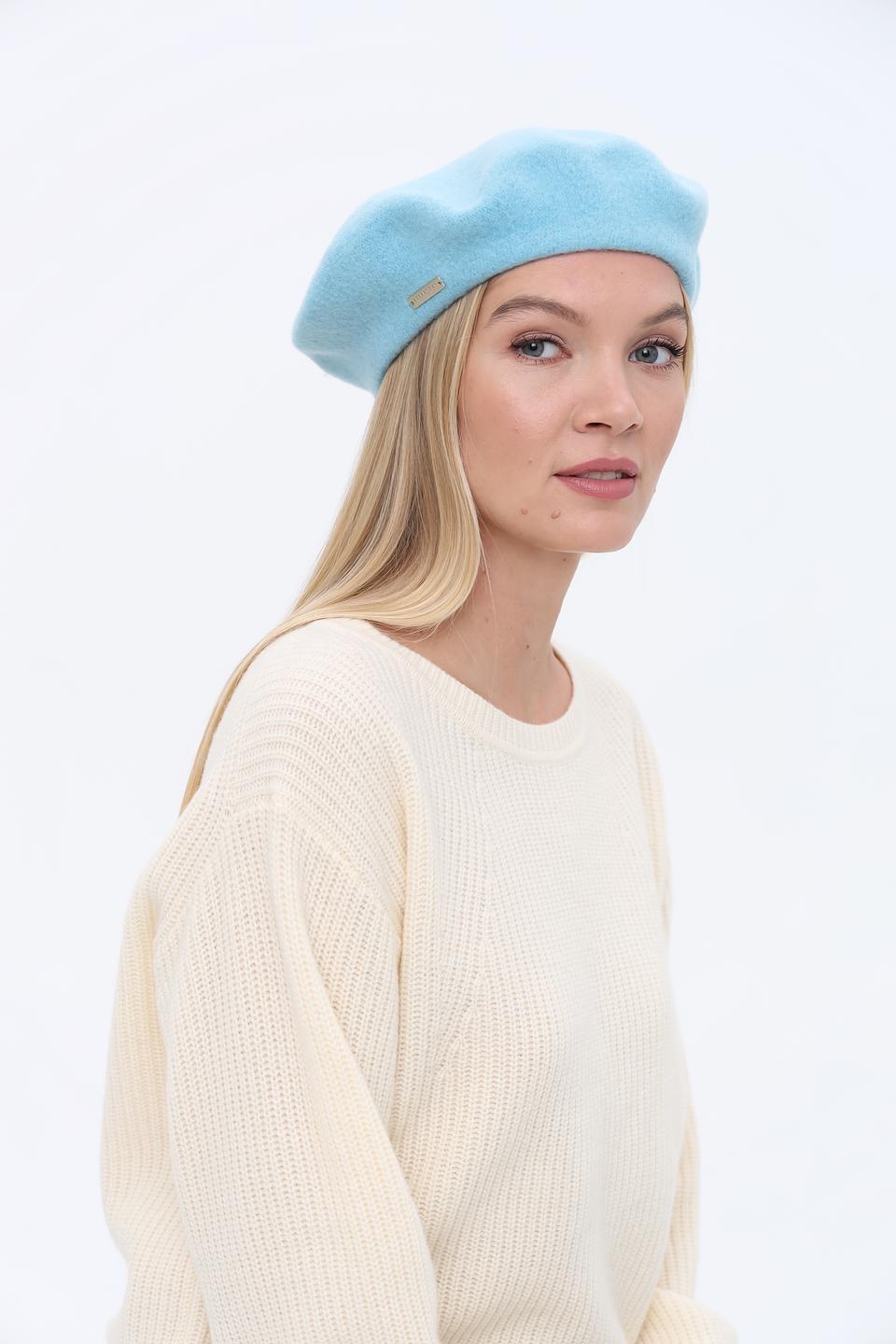 Берет Seeberger голубой