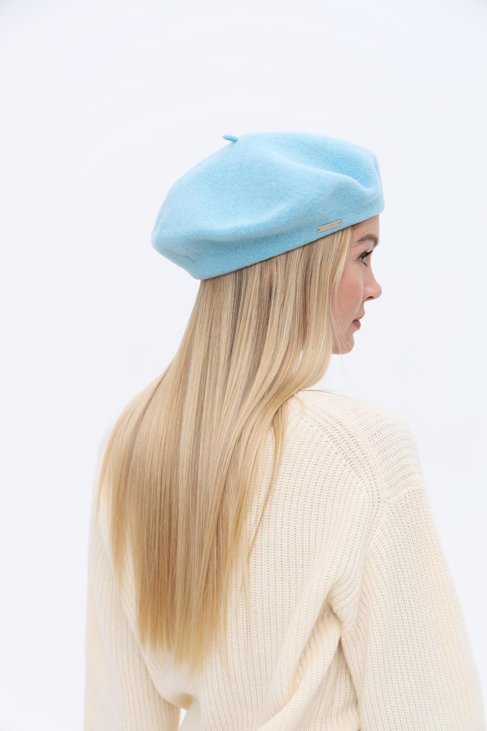 Берет Seeberger голубой