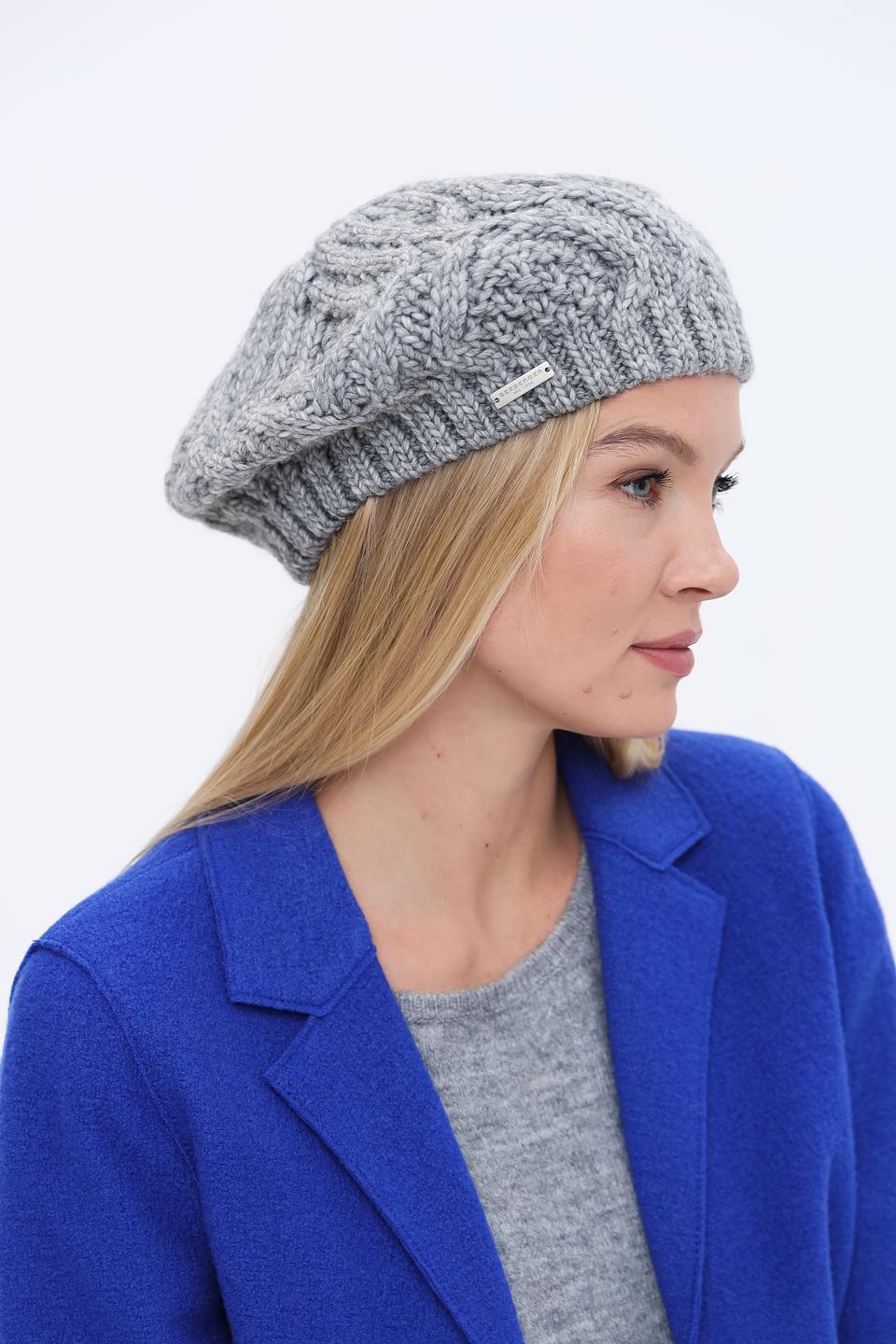 Берет Seeberger серый