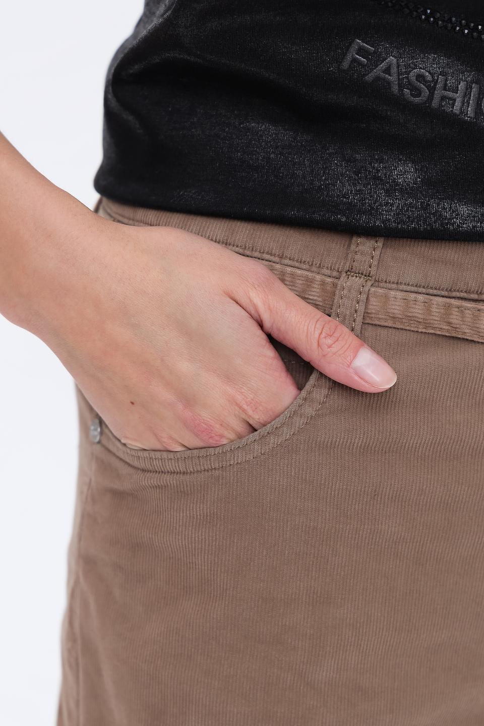 Брюки Angels прямого кроя бежевые