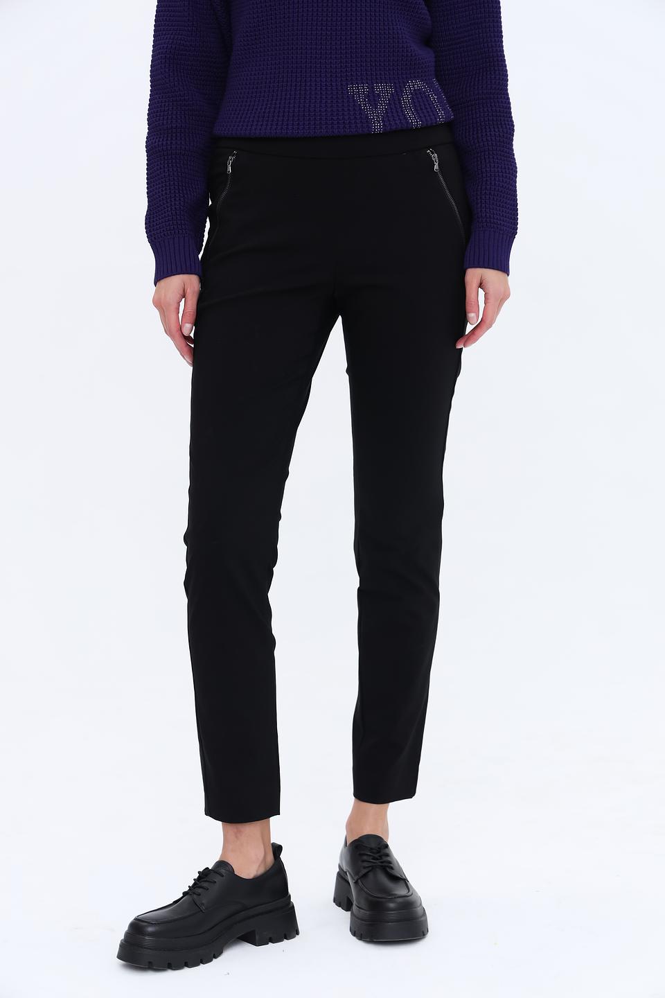 Брюки Gardeur чёрные с молниями