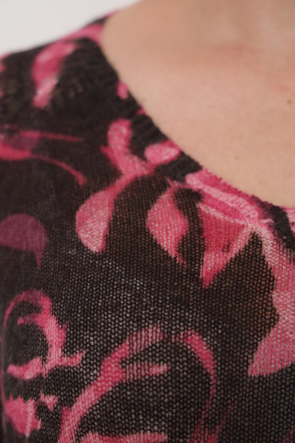 Пуловер Samoon с цветочным принтом