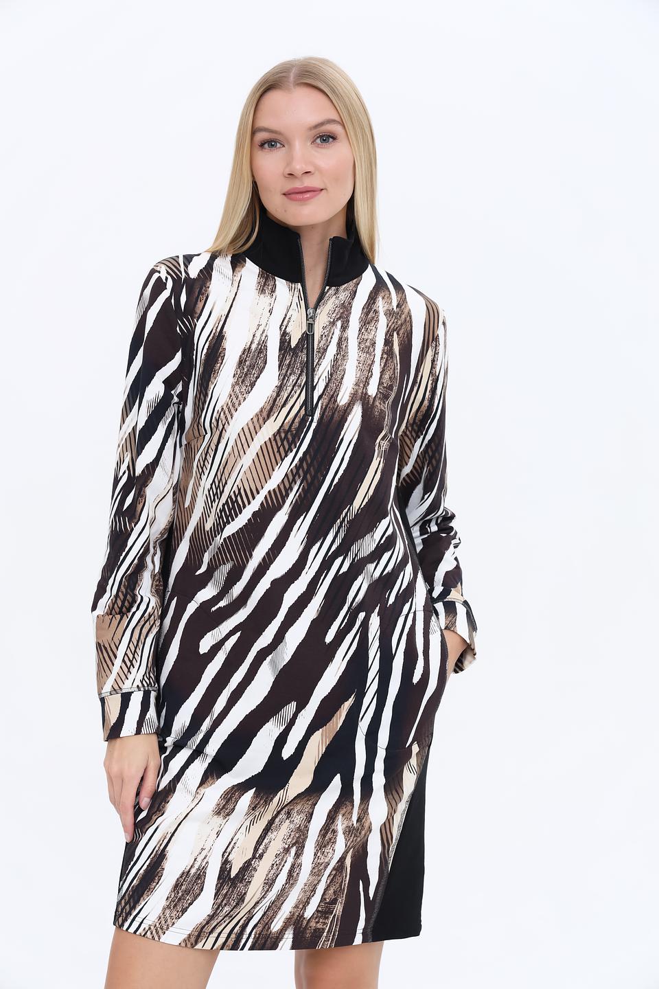 Платье Tuzzi приталенное с принтом