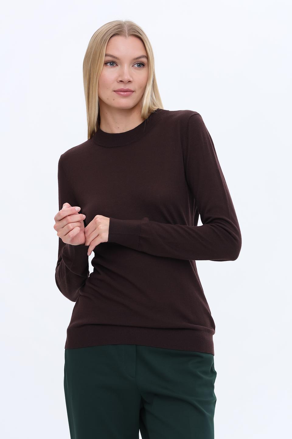 Пуловер UNQ женский коричневый