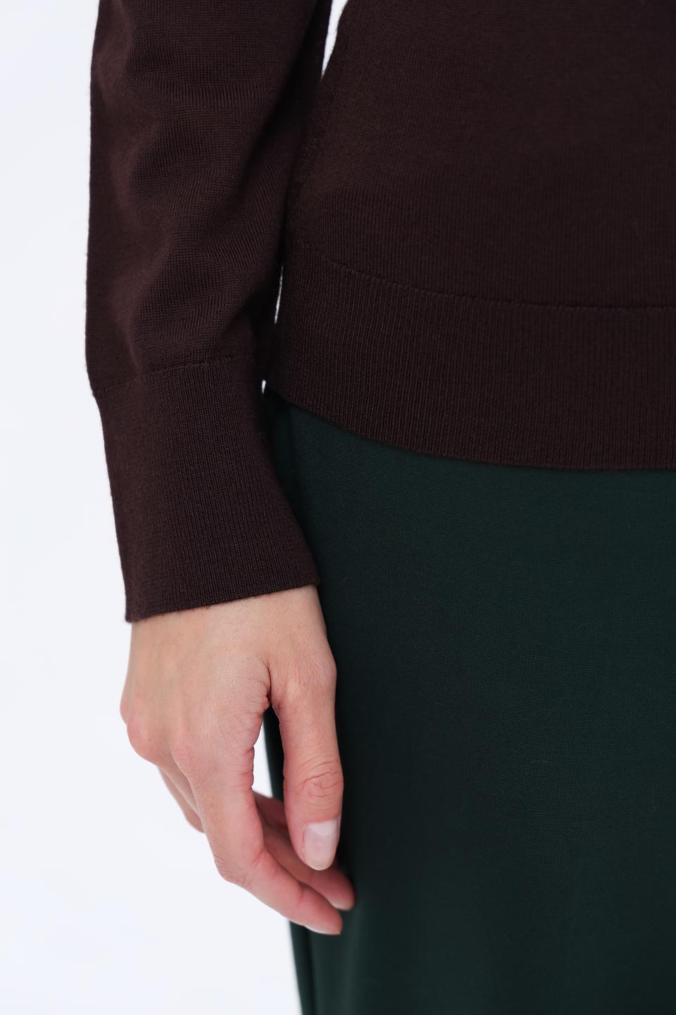 Пуловер UNQ женский коричневый