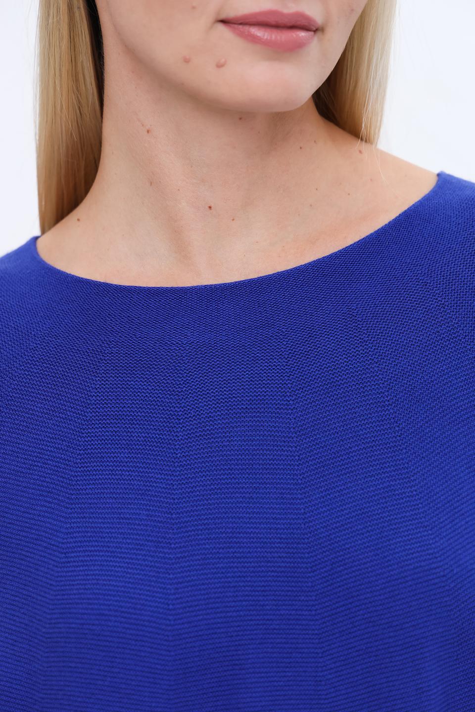 Платье Oui трикотажное синее