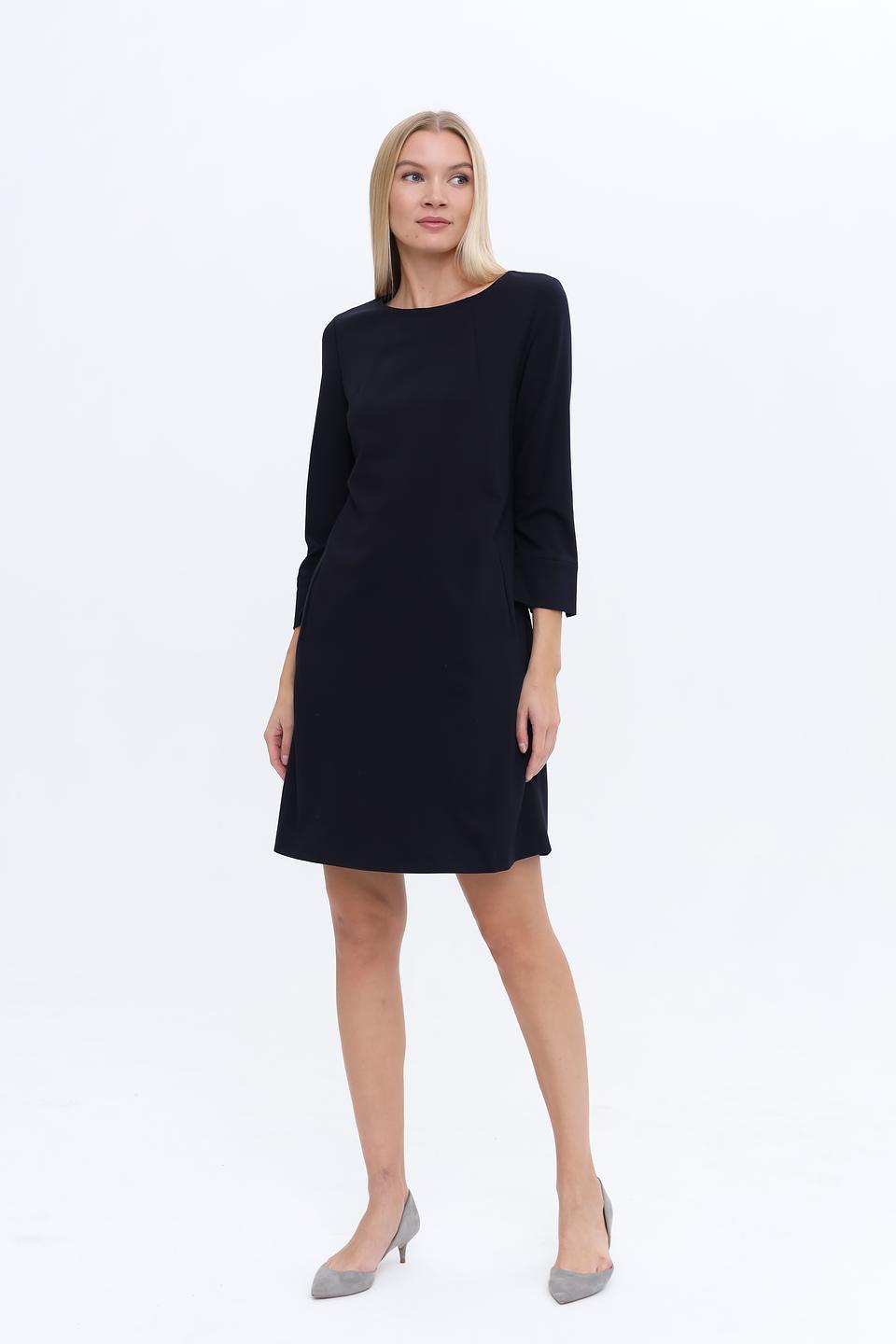 Платье Oui приталенное черное