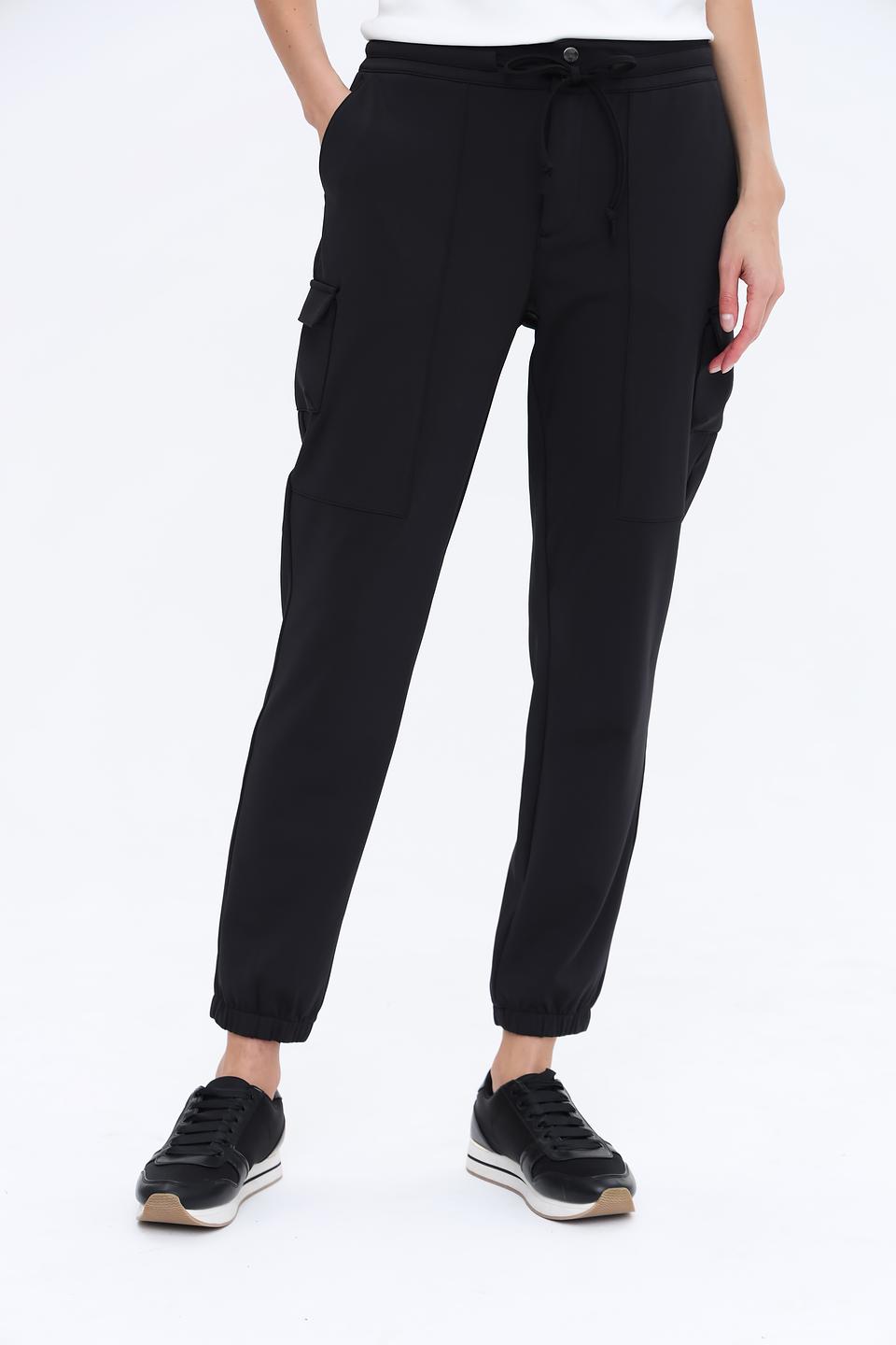 Брюки Monari чёрные с карманами