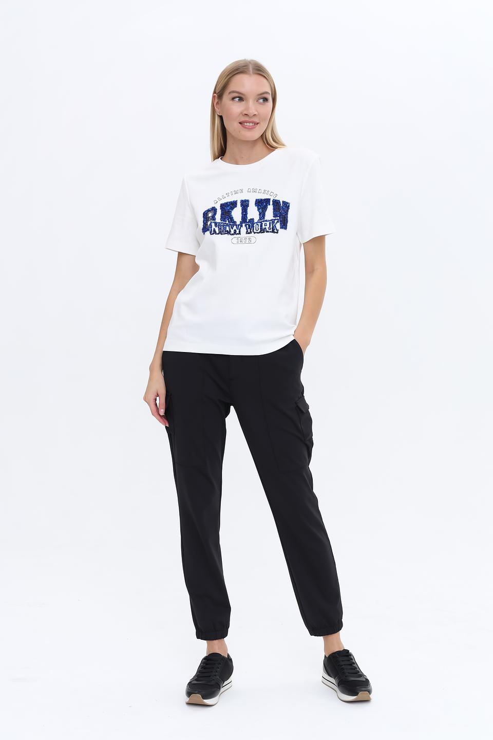 Брюки Monari чёрные с карманами