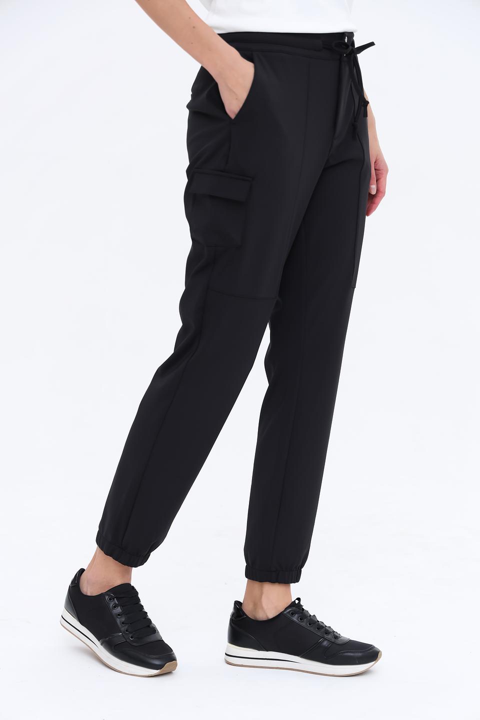 Брюки Monari чёрные с карманами