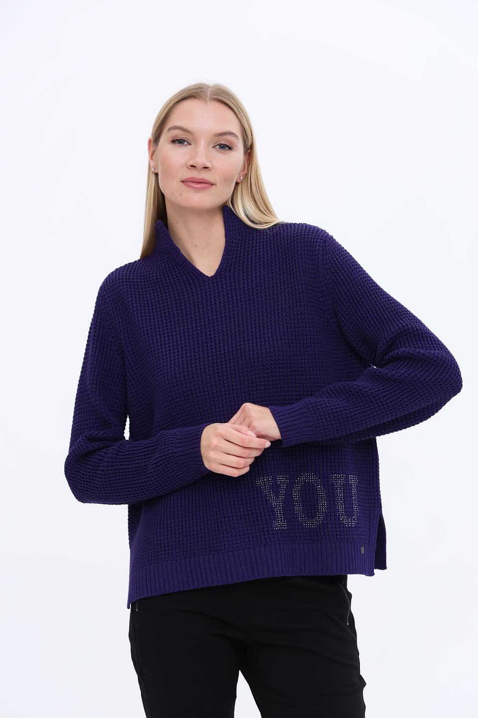 Пуловер Monari с надписью YOU