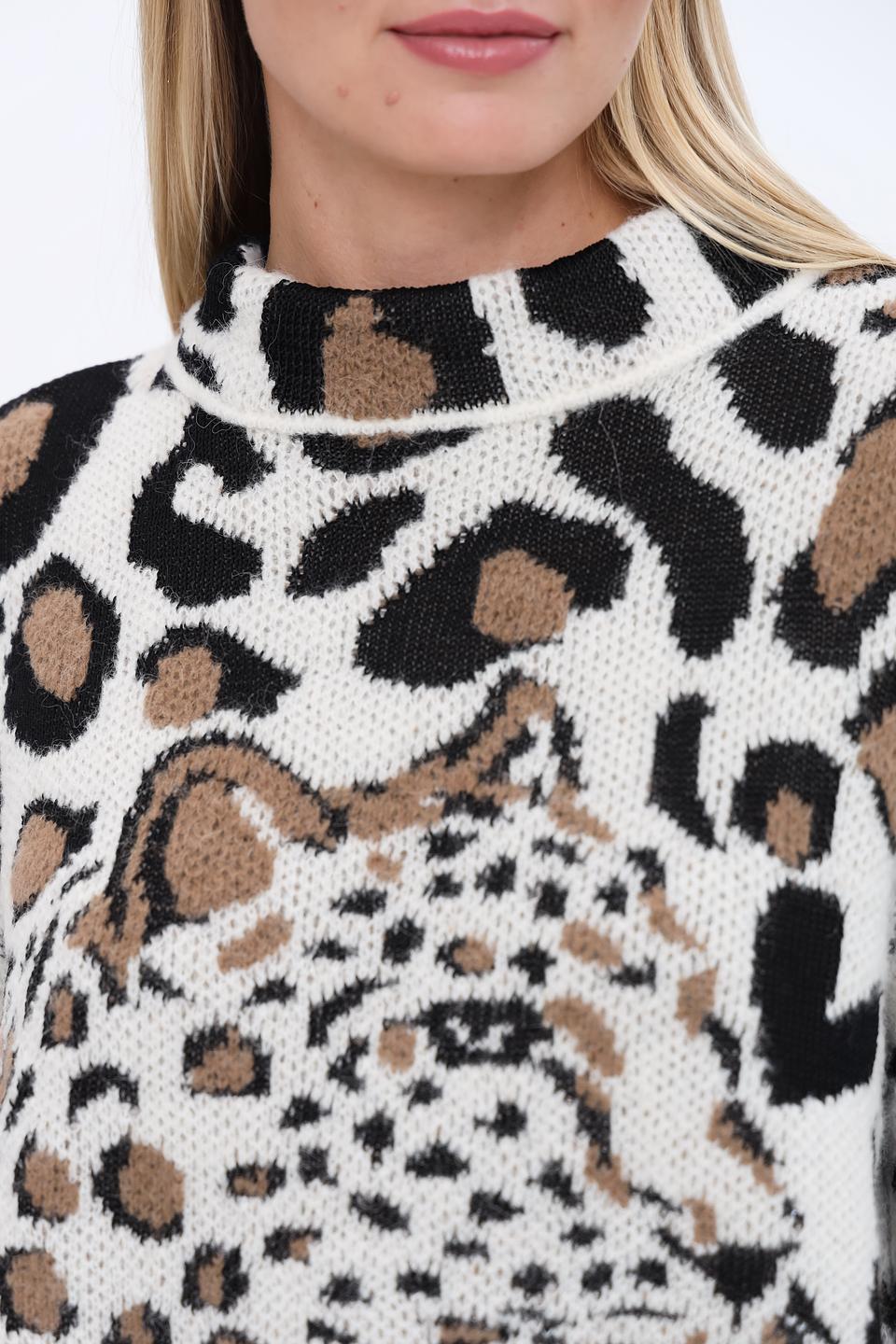 Пуловер Marc Cain леопардовый