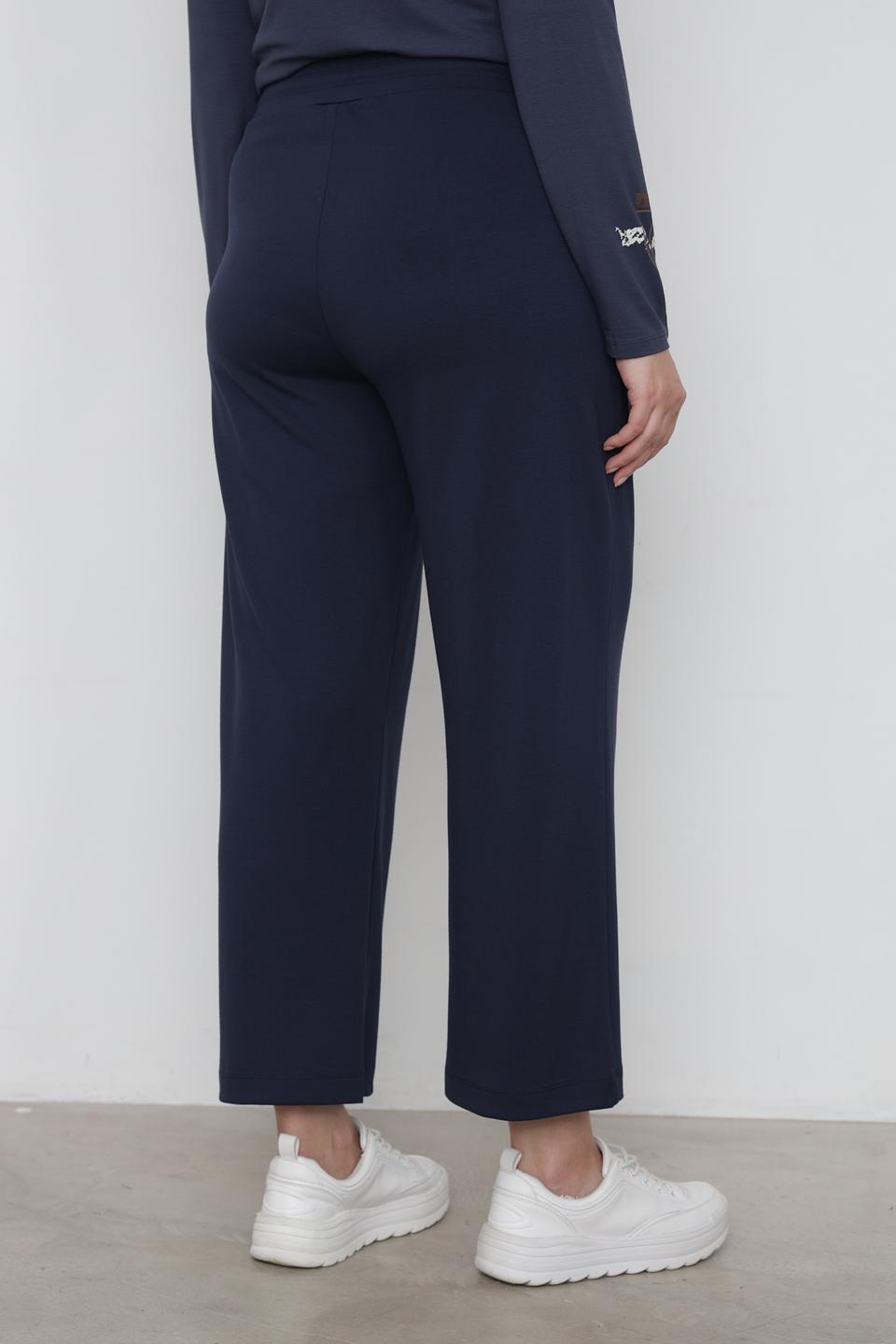 Брюки клёш Via Appia DUE синие