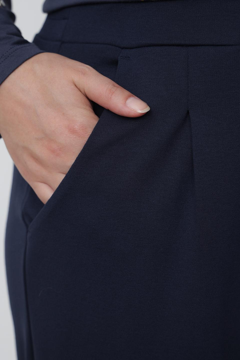 Брюки клёш Via Appia DUE синие