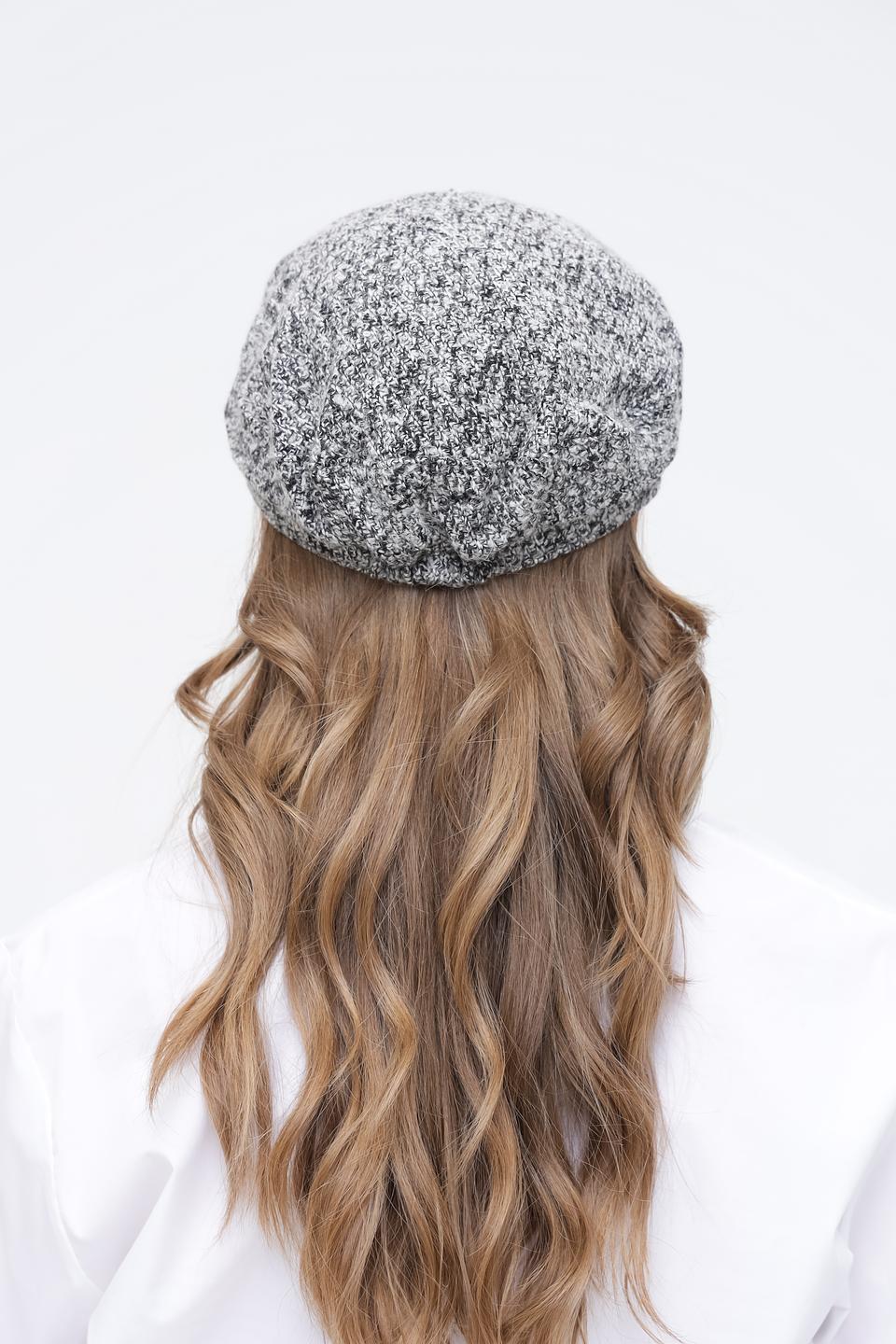 Кепка Bugatti в клетку серая