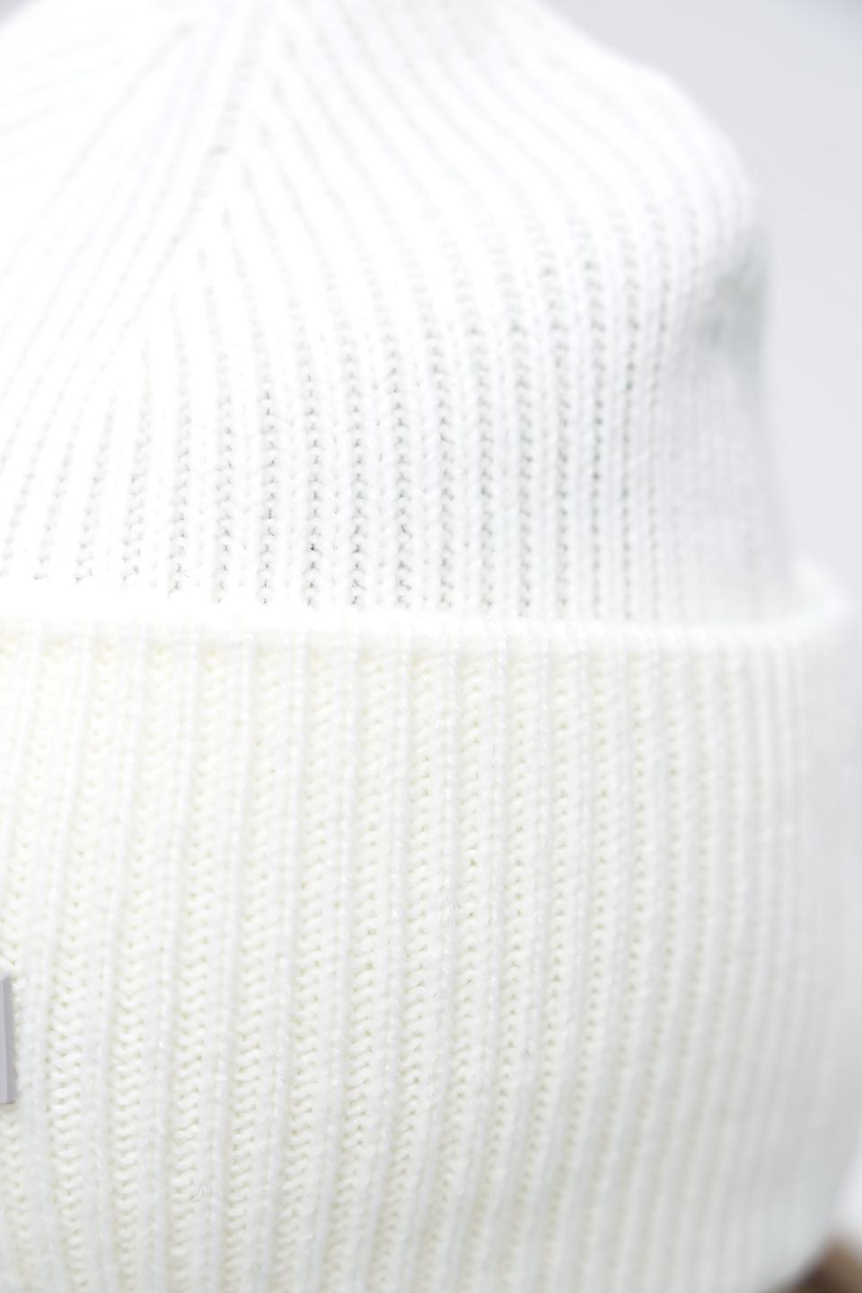 Шапка Bugatti вязаная белая