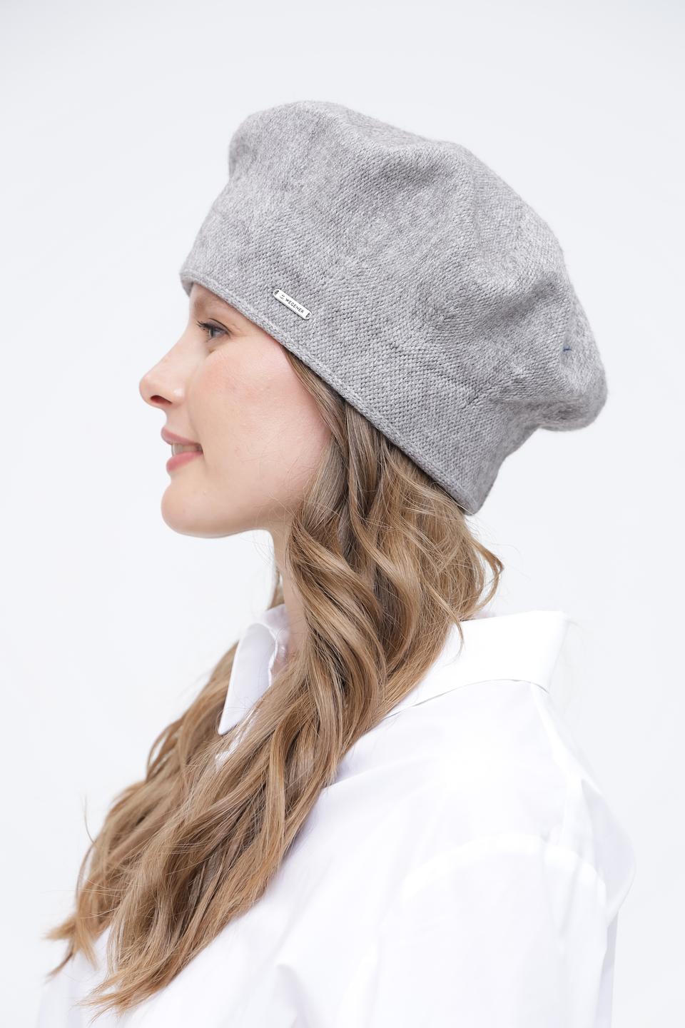 Берет Wegener серый меланж