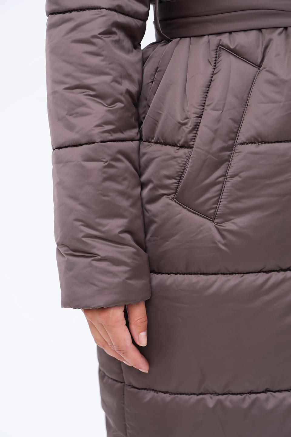 Пальто Electra style с меховым воротником