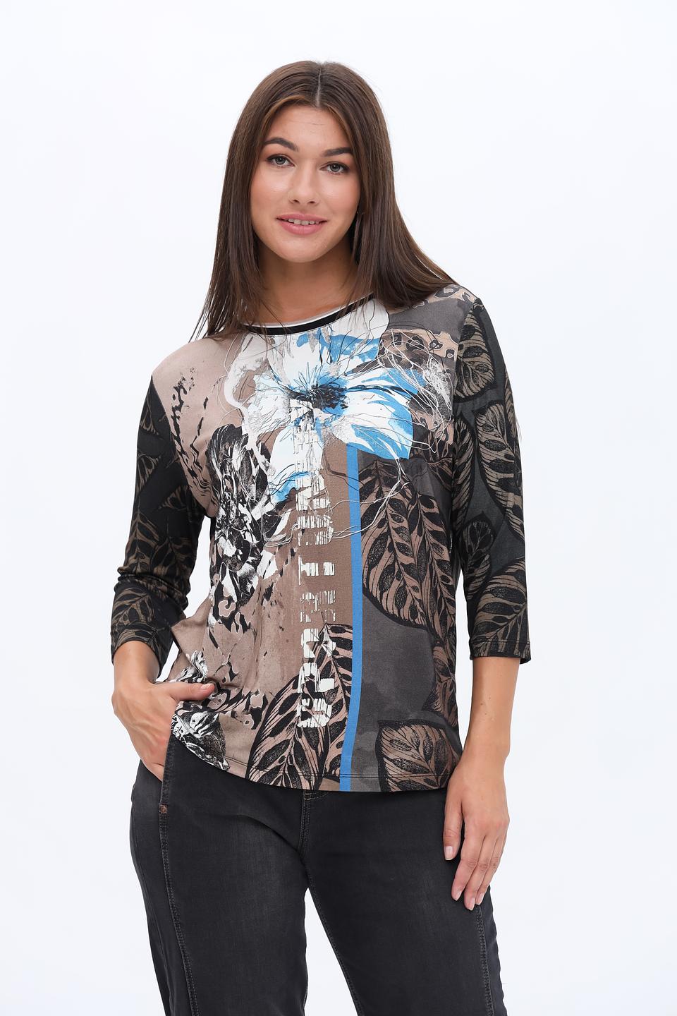 Лонгслив Frank Walder с цветочным принтом