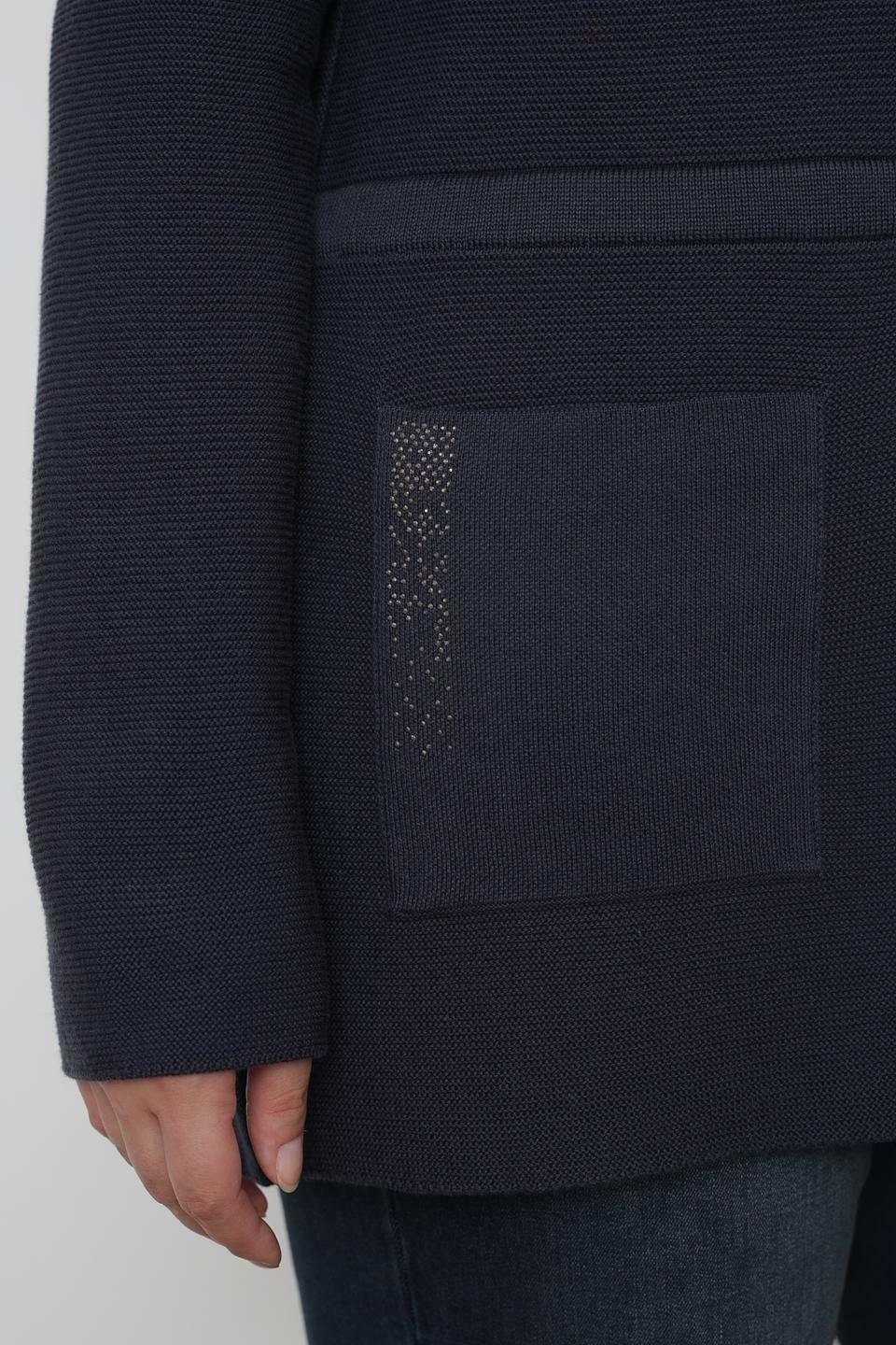 Жакет Lebek с карманами тёмно-синий