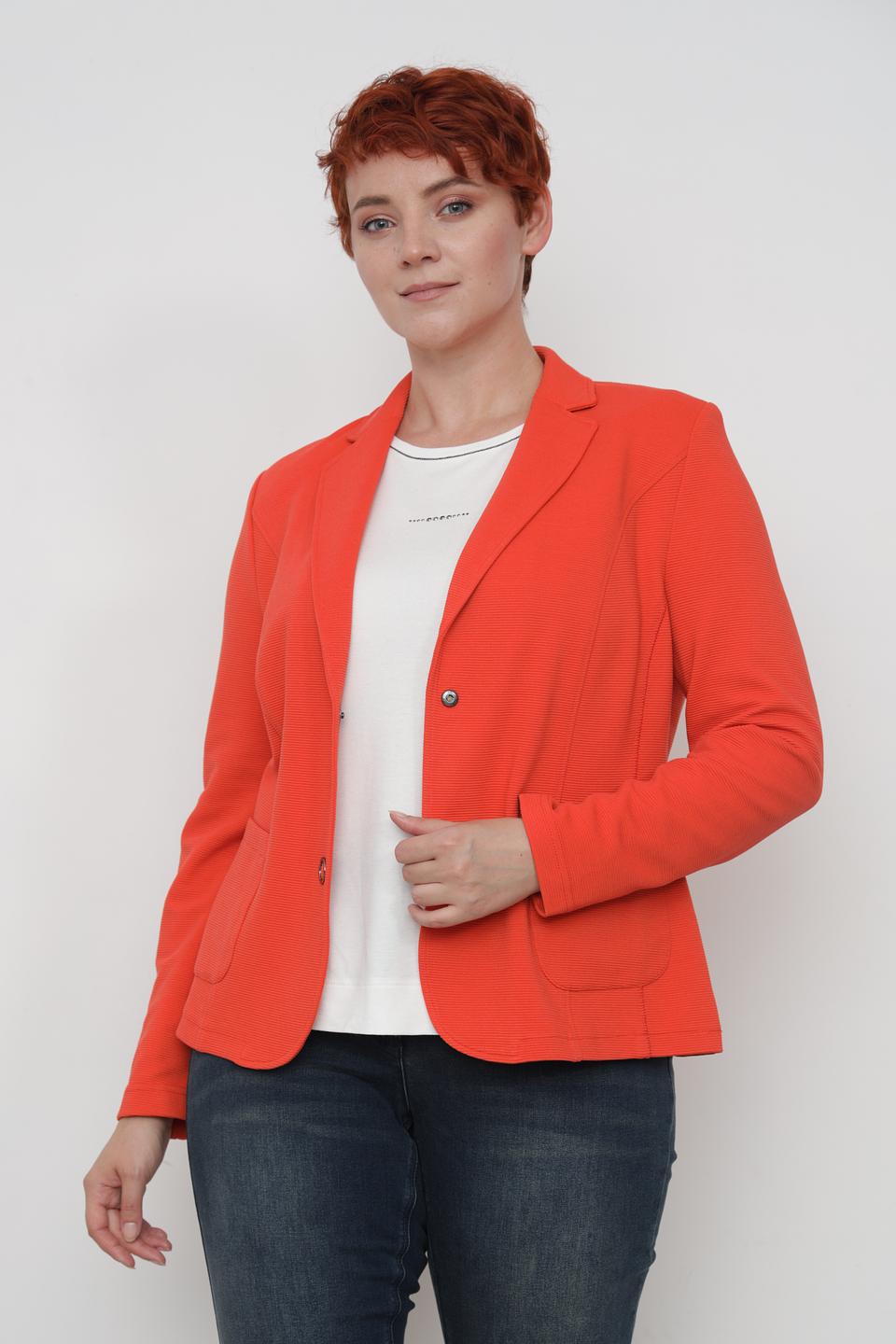 Жакет Lebek оранжевый приталенный