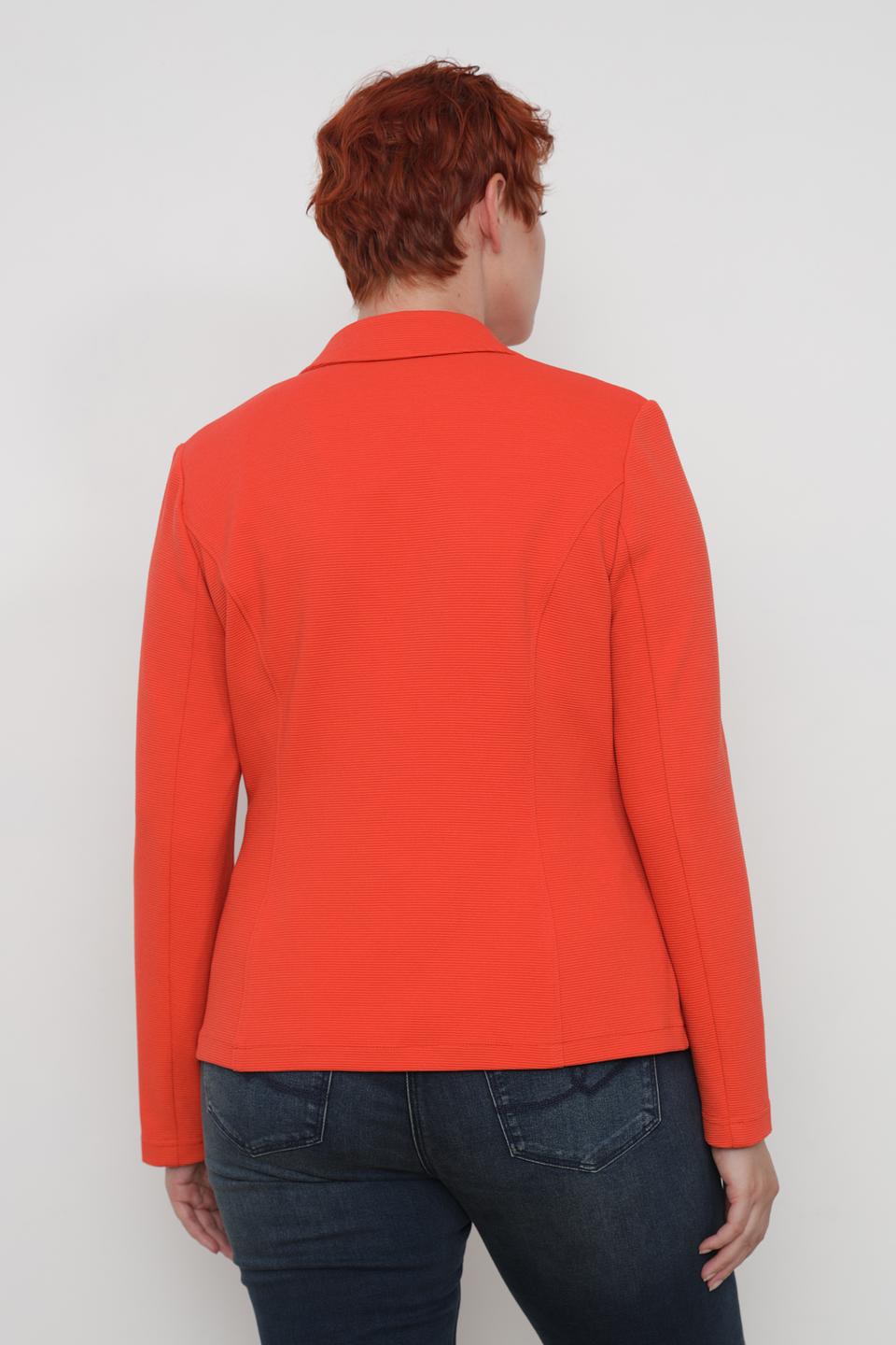 Жакет Lebek оранжевый приталенный