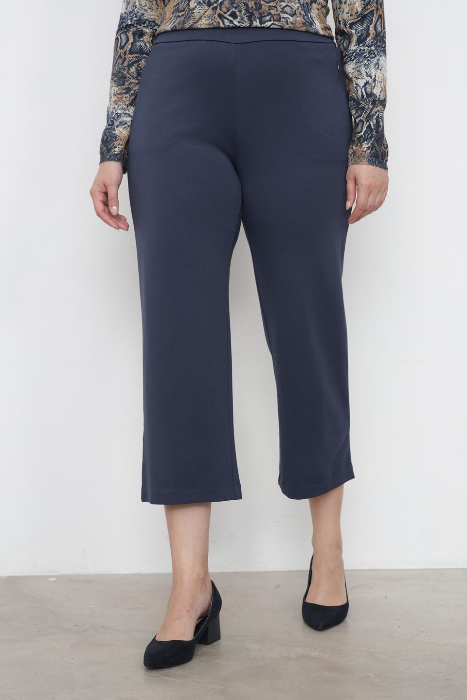 Брюки кюлоты Lebek темно-синие