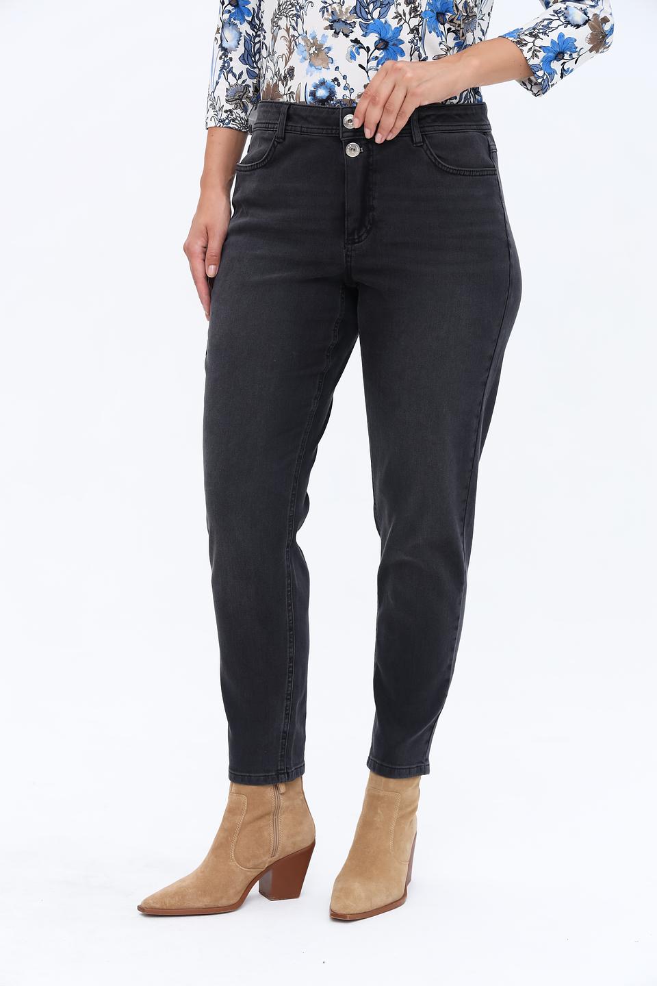 Джинсы Taifun серые mom fit