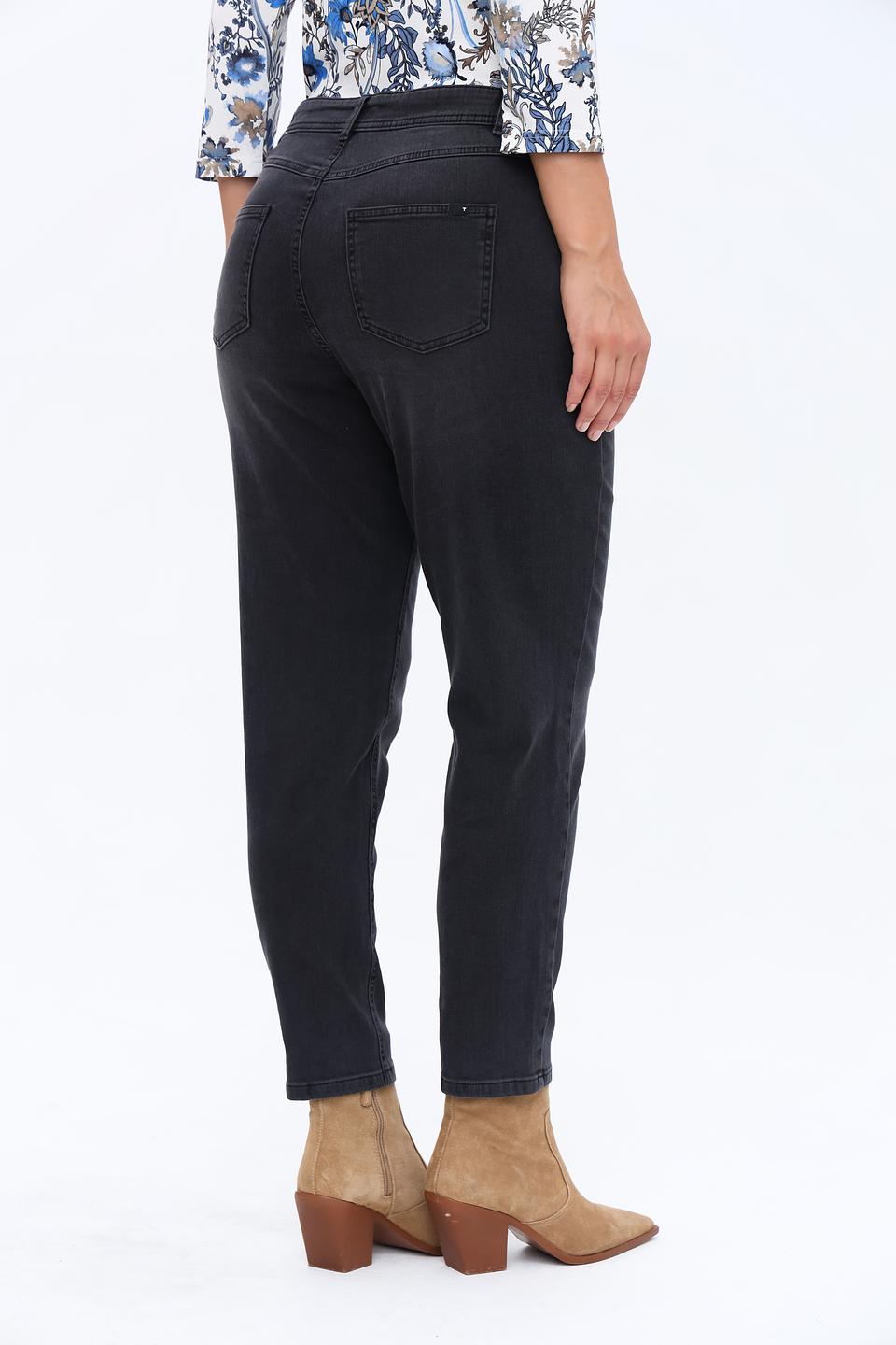 Джинсы Taifun серые mom fit