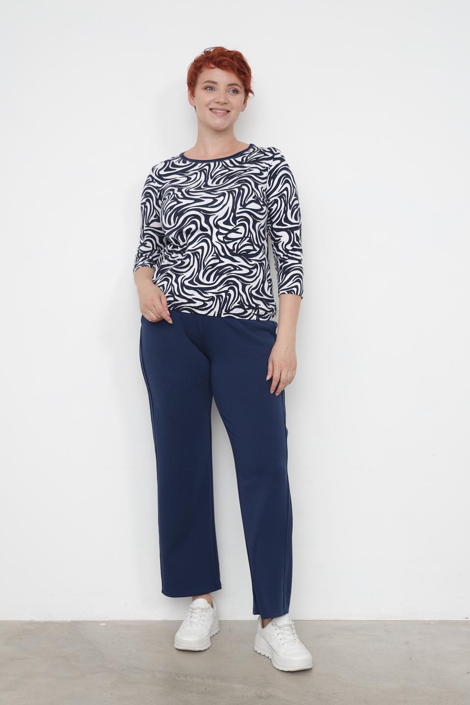 Брюки трикотажные Margittes синие