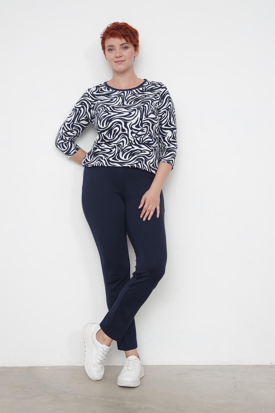 Брюки классические Rabe collection синие