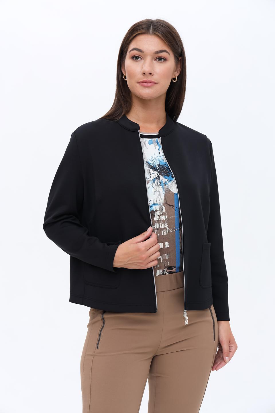 Жакет Frank Walder чёрный на молнии