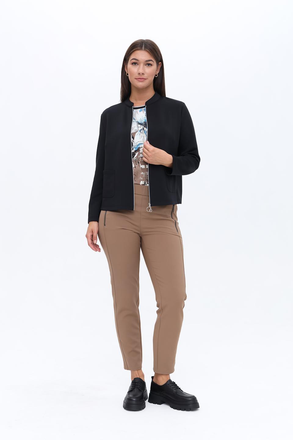 Жакет Frank Walder чёрный на молнии