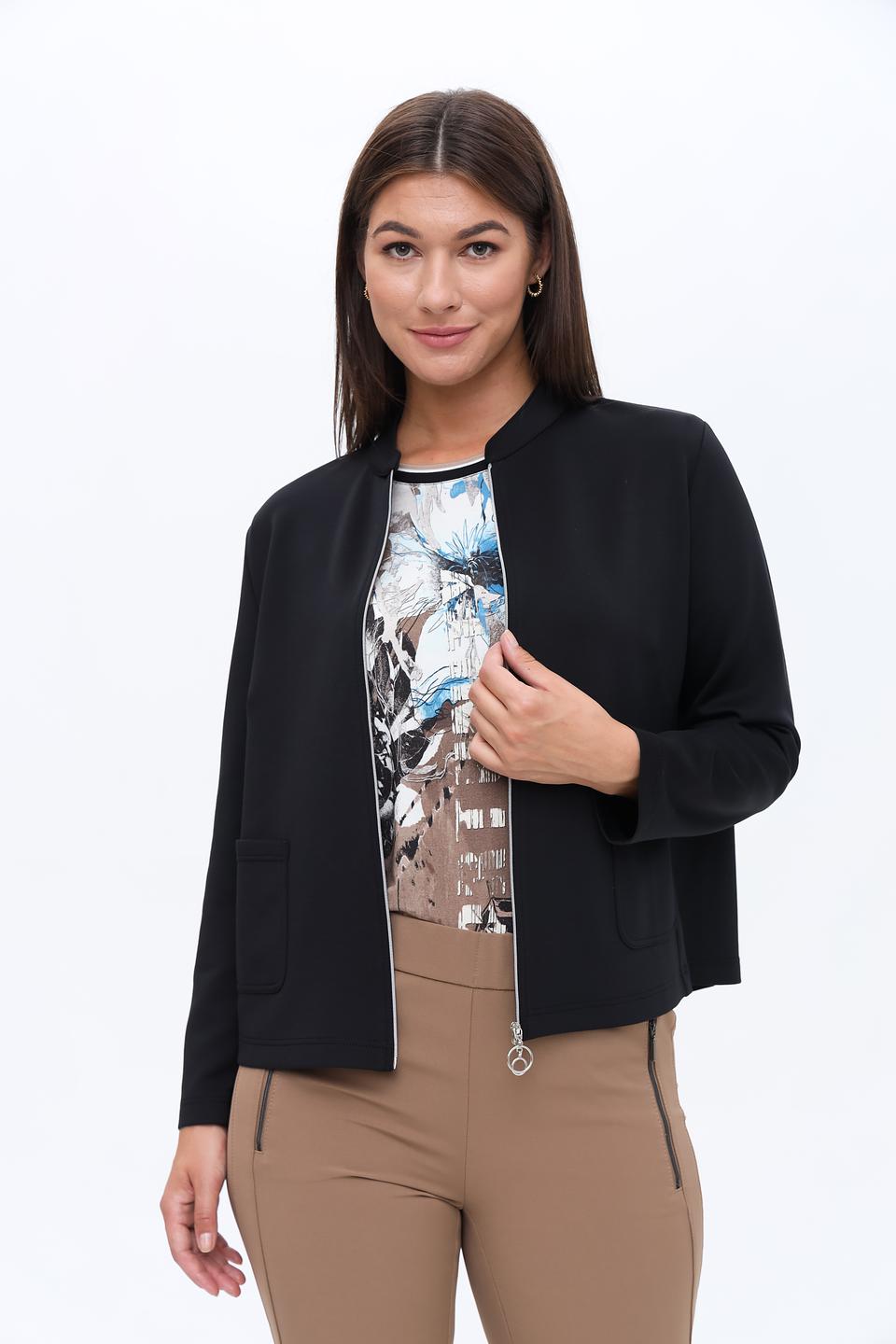 Жакет Frank Walder чёрный на молнии