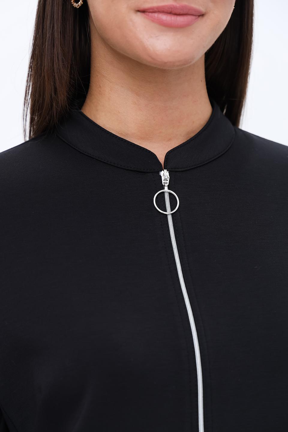 Жакет Frank Walder чёрный на молнии