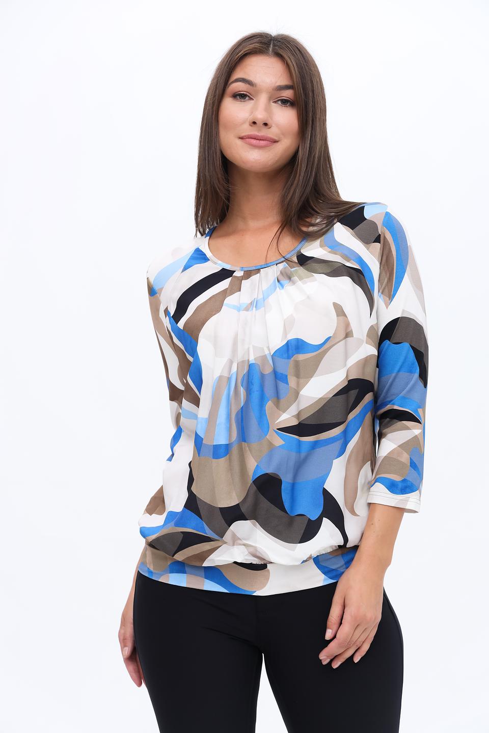 Блуза Frank Walder с абстрактным принтом