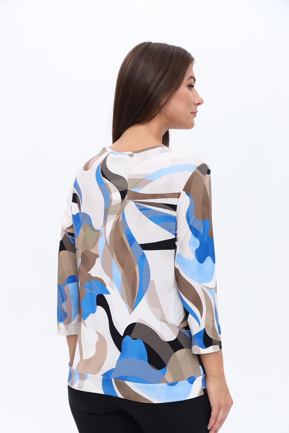 Блуза Frank Walder с абстрактным принтом